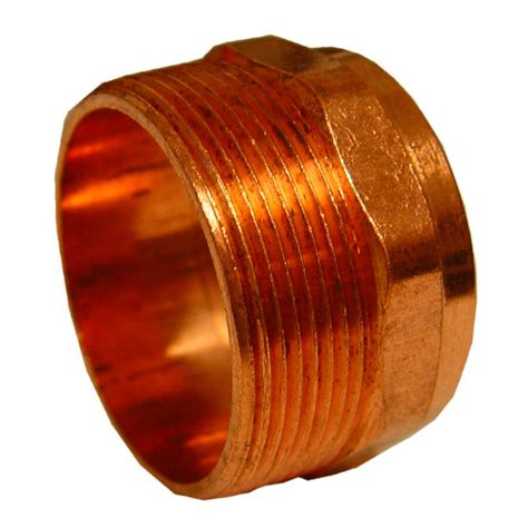 1 12” Wrot Copper Dwv Male Adapter C X M Ez Fluid