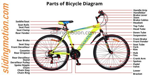 67 Important Parts Of Bicycle Anatomy Names And Diagram
