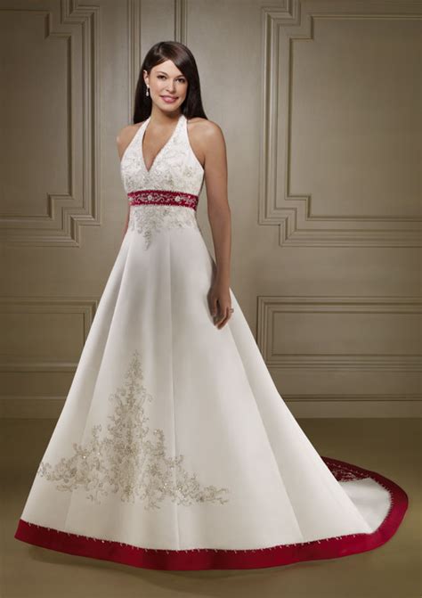 Red And White Wedding Dresses ~ Bridal Wears