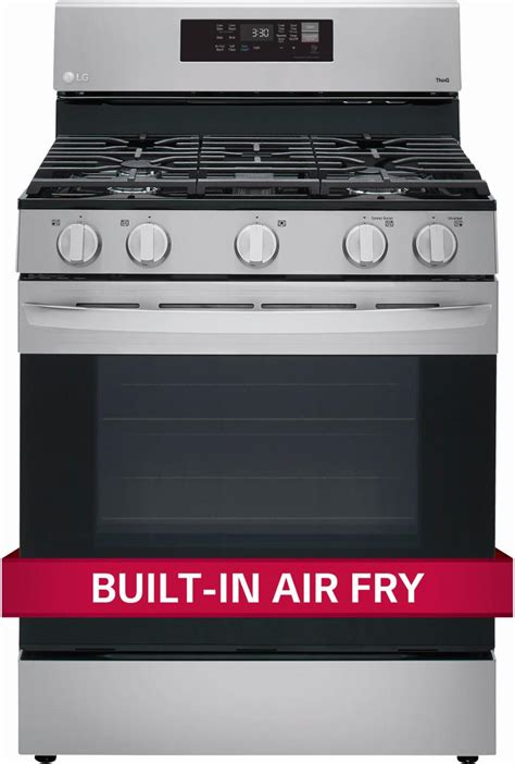Lg 30 Free Standing Gas Convection Smart Range With Air Fry Spencer