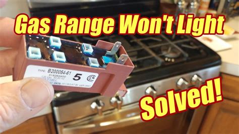Replace Spark Module Gas Range Kenmore Frigidaire Electrolux Stove