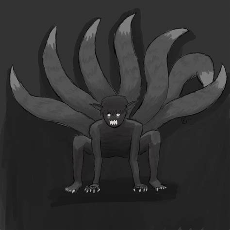 Demon Fox By Gradeun On Deviantart