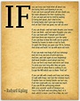 Buy IF Poem Art Print IF Poem by Rudyard Kipling Art Print IF If Poem ...