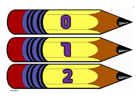 Counting 0 100 Pencil Teaching Resources
