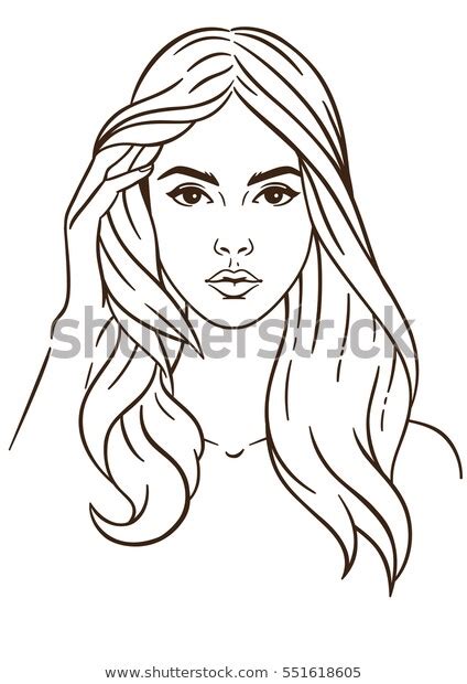 Hair Illustration Fashion Illustration Sketches Easy Drawings