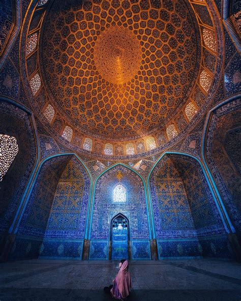 Sheikh Lotfollah Mosque Isfahan Iran Islamic Art Persian