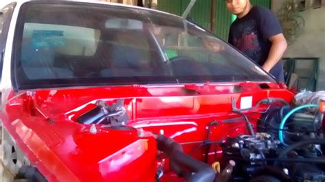 Toyota 2e Engine Rebuild First Start Youtube