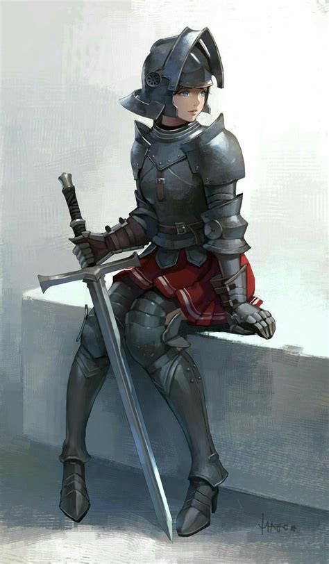 Pin By Gabriel Justi On Fantasy Artwork Female Knight Warrior Woman