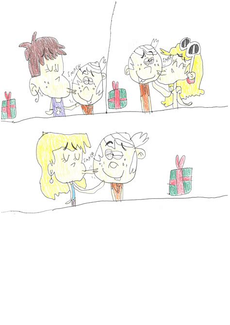 Older Sisters Thankging Lincoln For Christmas By Bart Toons On Deviantart