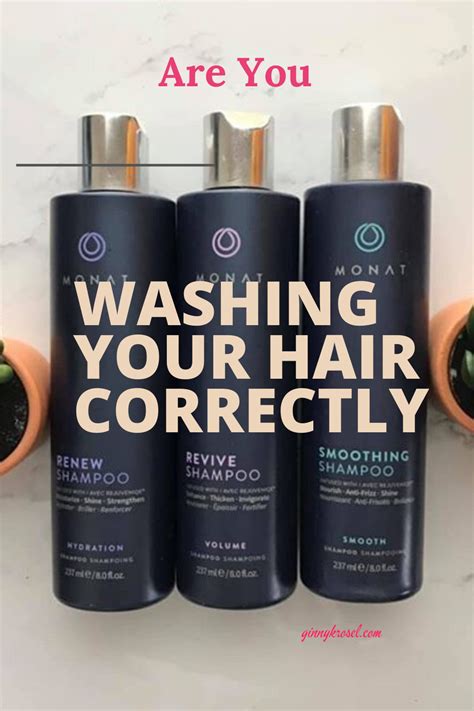 Are You Washing Your Hair Correctly Eat Sleep Ginny Repeat Monat Black Shampoo Monat Hair