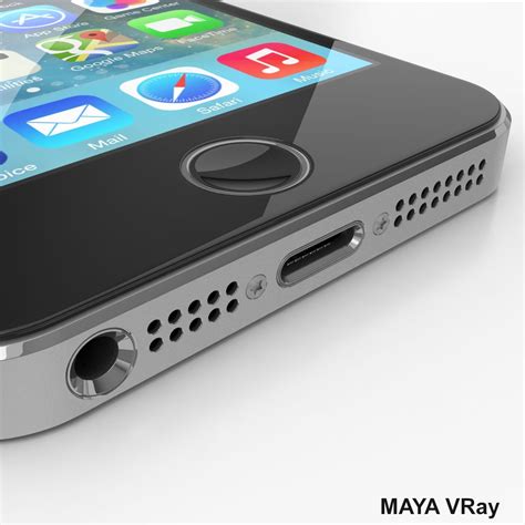 Apple Iphone 5s Maya Modèle 3d 20 Obj Ma Fbx Free3d