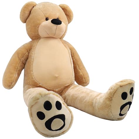 WOWMAX Foot Giant Huge Life Size Teddy Bear Daney Cuddly Stuffed