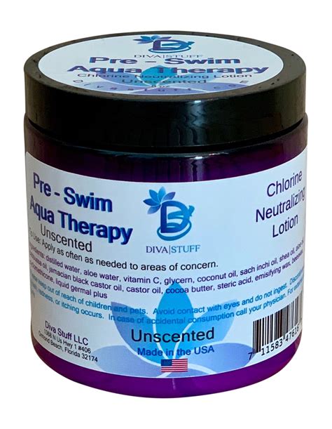 Pre Swim Aqua Therapy Chlorine Neutralizing Body Lotionprotects Skin