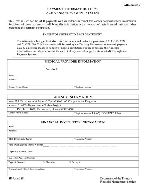 Owcp Ach Form Fill Out And Sign Printable Pdf Template Signnow