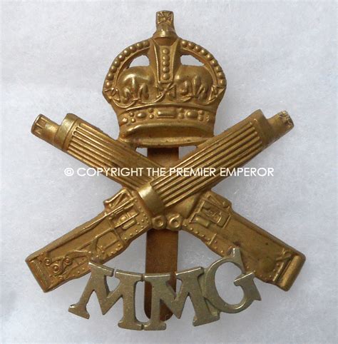 British Motorised Machine Gun Corps Cap Badge Circa19141918 Relic