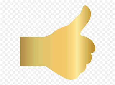 Thumbs Up Clipart Transparent Thumbs Up Gold Pngthumbs Up