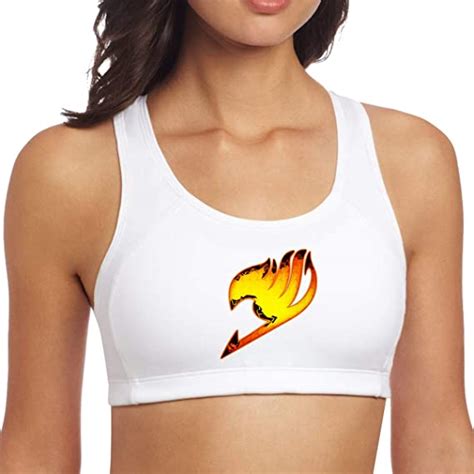 Liuyan Fairy Tail Womens Removable Padded Sports Bras Workout Running