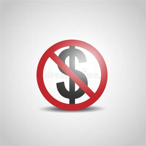 No Dollar Stock Illustration Illustration Of Financial 2851027