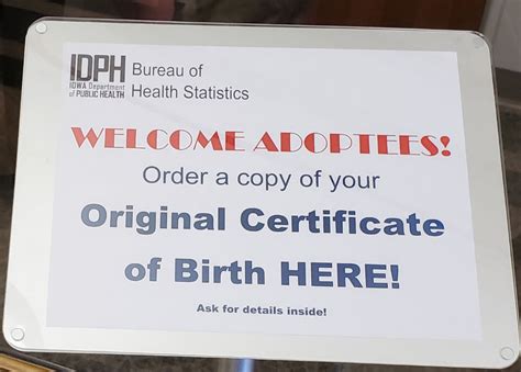 Iowa Adoptees And Their Original Birth Certificates