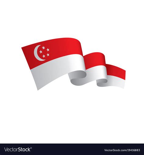 Singapore flag wallpaper s bei google play. Singapore flag Royalty Free Vector Image - VectorStock