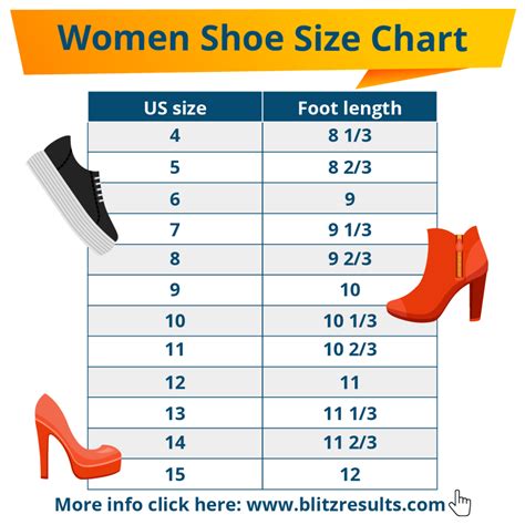 Women Shoe Size Chart | European, UK, US | Kids to Women