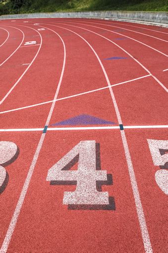 Track And Field Lane 4 Stock Photo Download Image Now Istock