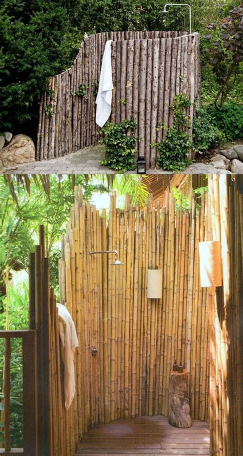 32 Beautiful And Easy Diy Outdoor Shower Ideas A Piece Of Rainbow Diy Outdoor Shower Ideas