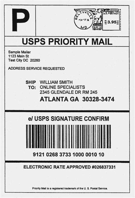 Usps Shipping Label Template Download 10 Professional Templates