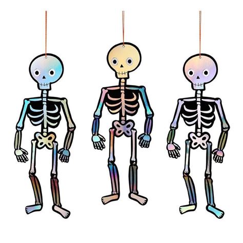 Hanging Halloween Skeletons Halloween Skelett Halloweendeko Skelette