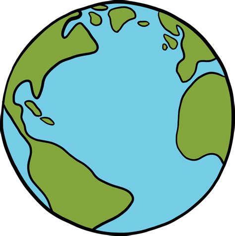 Earth Doodle Freehand Drawing 15715093 Png