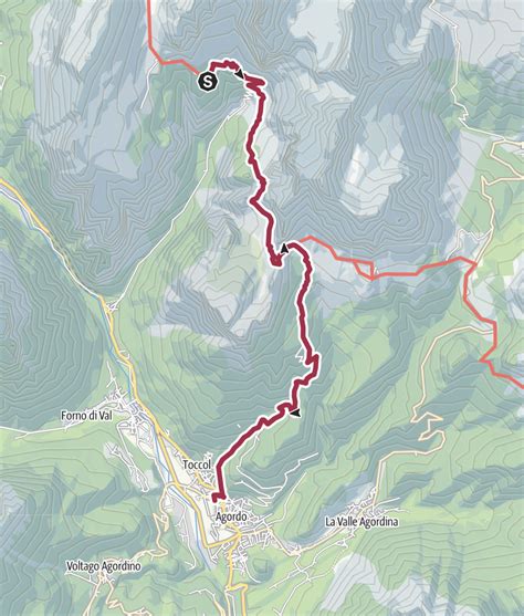 Rifugio Vazzoler To Agordo Hiking Trail