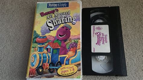 Opening And Closing To Barneys All Aboard For Sharing 1996 Vhs Youtube