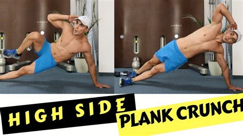 Side Plank Crunch For Men Youtube