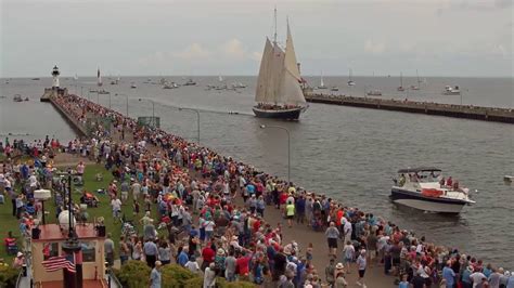Duluth Tall Ships Parade Of Sails Wave 2 Youtube