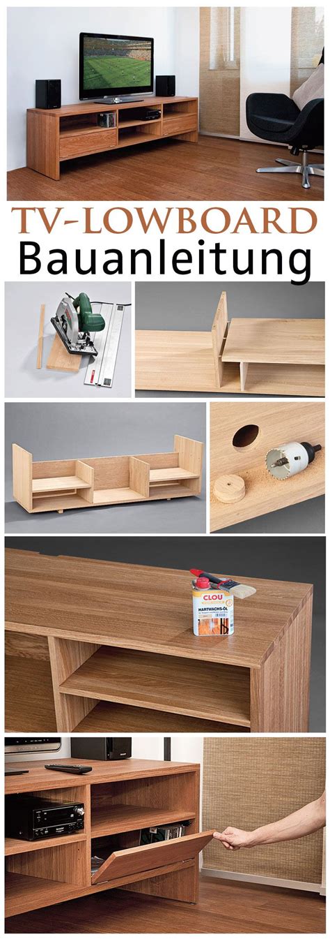 Ich weiss bis heute nicht, was uns geritten hat, aber in einem anflug von schnäppchenwahn musste ein neuer fernseher her. TV-Bank selber bauen | selbst.de | Schrank selber bauen ...