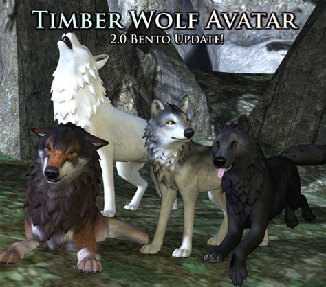 Second Life Marketplace Twi Timber Wolf Avatar
