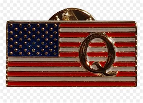 The Official American Flag Q Pin Hd Png Download Vhv