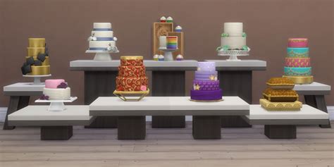 The Sims 4 My Wedding Stories All New Wedding Cakes