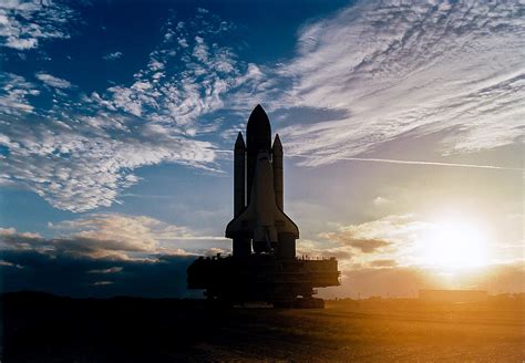 Space Shuttle At Sunrise Photograph By Chad Rowe Fine Art America