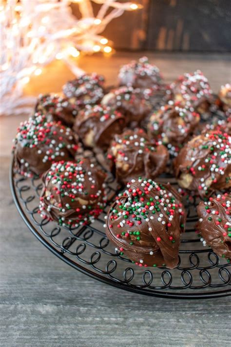Christmas Chocolate Peanut Butter Candy Peanut Butter Balls Easy