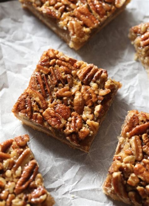 Easy Pecan Pie Bars Recipe Pecan Pie You Can Eat With Your Hands