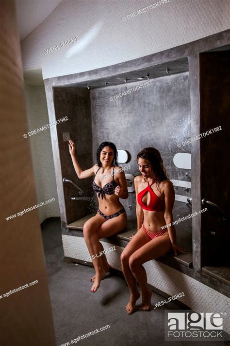 Female Friends Enjoying A Spa Stock Photo Picture And Royalty Free