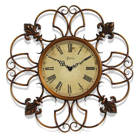 Infinity Instruments Province 24 Inch Antique Wall Clock