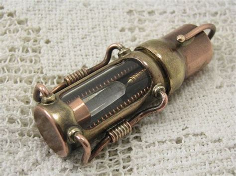 Steampunk Usb Flash Drive With Glowing Interior By Steamworkshop 235