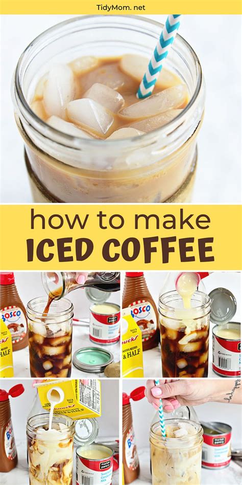 How To Make Iced Coffee Recipe Iced Coffee At Home Caramel Iced