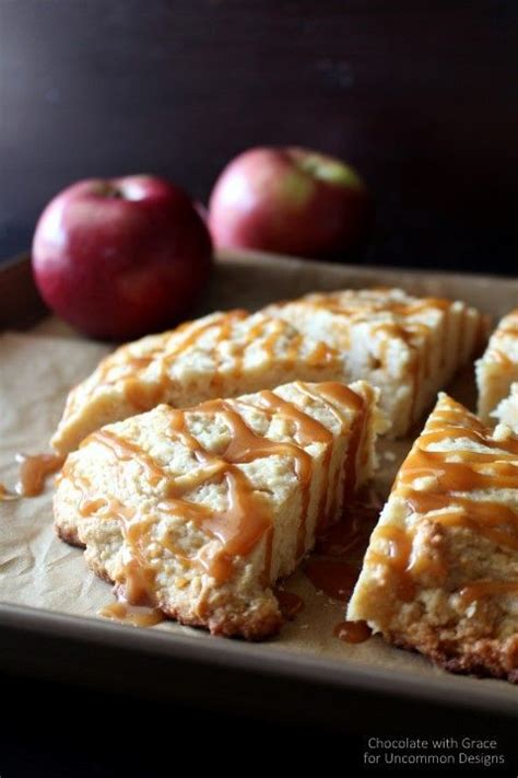 Whip Up These Warm And Delicious Caramel Apple Scones Via Uncommon