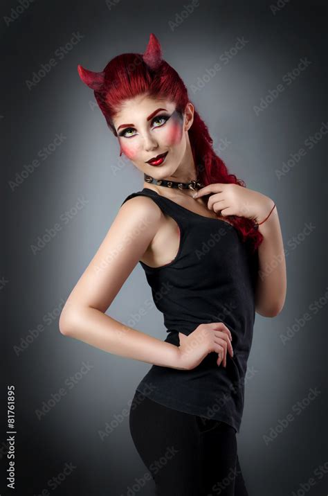 Sexy Devil Woman Stock Photo Adobe Stock
