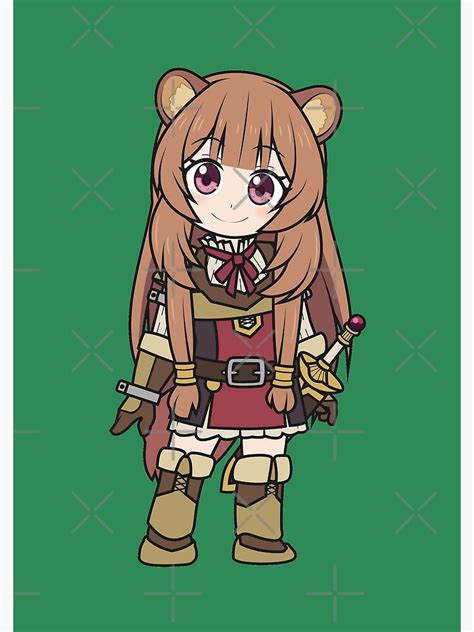 The Rising Of The Shield Hero Raphtalia Chibi Spiral Notebook For