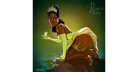 Tiana Sexy Pinup Disney Princess Fan Art Popsugar Love And Sex Photo 2