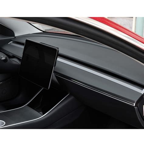 Buy Lmzx Tesla Model 3 Model Y Dashboard Cover Wrap Abs Matte Black